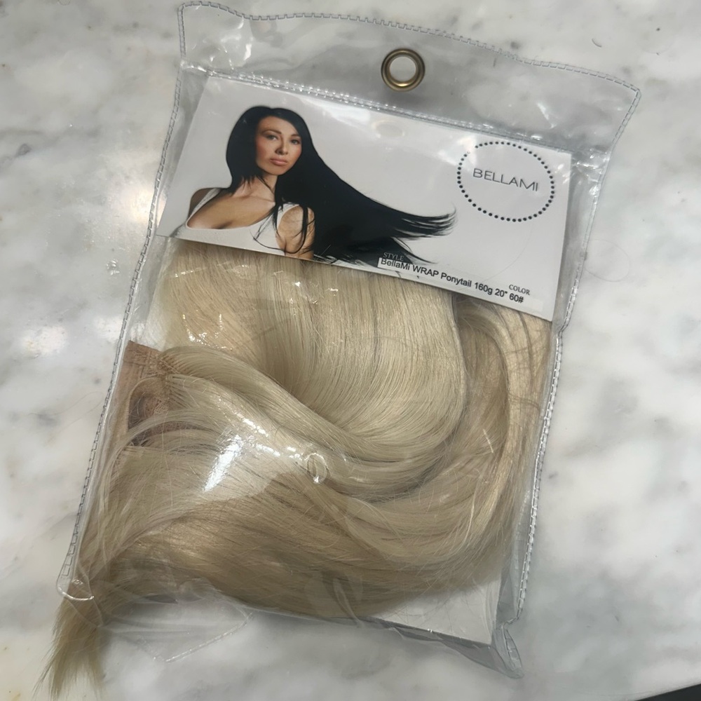 Bellami Wrap Ponytail Ash Blonde